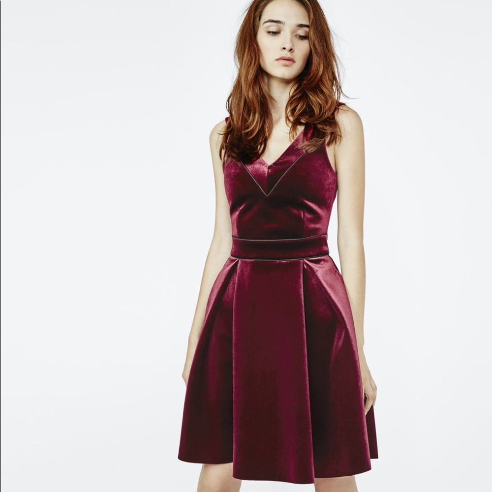 Maje velvet dress size 3
